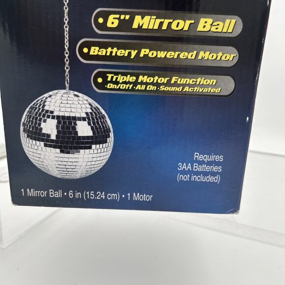 Amscan Visual Effects - MBK - Mirrored Disco Ball - 6 in. #128 - Picture 4 of 16